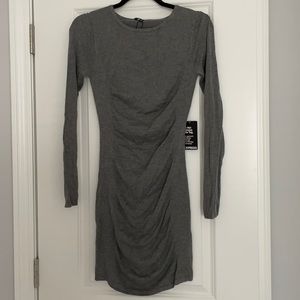 NWT Gray sweater dress